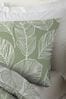 Fusion Green Matteo Duvet Cover and Pillowcase Set