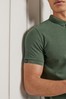 Superdry Green Organic Cotton Vintage Destroy Polo Green Shirt