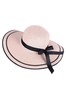 HotSquash Pink Stripe Detail Women's Sun Hat