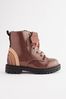 Mehr Markante Boots Wide Fit (G) Warm Lined Lace-Up Boots
