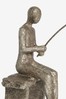 Bronze Fisherman Ornament