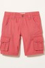 FatFace Red Lulworth Cargo Shorts
