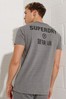 Superdry Grey Corporate Logo T-Shirt