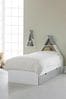 Lloyd Pascal White and Grey Headboard Tipi Bed