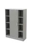 Radium Nouveau Gloss Curved Console Unit with Door By Lloyd Pascal