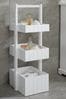 3 Tier Caddy in White By Lloyd Pascal