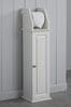 Chatsworth Toilet Roll Holder and Store in White By Lloyd Pascal