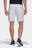 adidas White Club Tennis 3 Stripes Shorts
