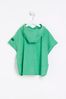 River Island Green Boys Embossed Towelling Poncho