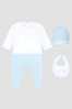 Baby Boys Blue Sleepsuit Gift Set
