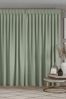 Sage Green Chenille Sage Made To Measure Curtains