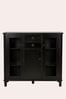 Black Henshaw 3 Door 2 Drawer Low Display Unit