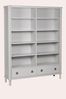 Henshaw Pale Steel 2 Drawer Double Bookcase By Laura Ashley
