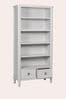 Henshaw Pale Steel 2 Drawer Single Bookcase By Laura Ashley