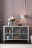 Henshaw Pale Steel Low Bookcase By Laura Ashley