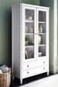 Laura Ashley Pale Steel Henshaw 2 Door 2 Drawer Display Unit