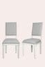 Henshaw Pale Steel Pair Of Dining Chairs by Laura Ashley