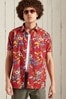 Superdry Red Hawaiian Box Fit Shirt