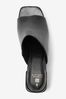 Black Forever Comfort® Block Heel Mules