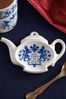 Spode Green Italian Tea Bag Tidy - Blueandwhitethailand
