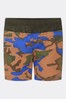 Boys Camouflage Print Swim Shorts