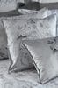 Laura Ashley Silver Tregaron Emboidered Cushion