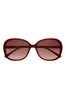 Ted Baker Burgundy & Pink Oversized Fashion Sunglasses
