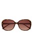 Ted Baker Tortoiseshell Brown & Pink Oversized Fashion Sunglasses