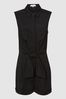Reiss Gemma Playsuit With Self Tie Bow Detail