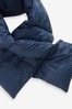 Navy Quilted Scarf