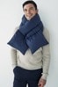 Navy Quilted Scarf
