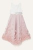 Monsoon Ianthe 3D Flower Dress Pink