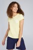 Animal Yellow Summer Sunshine Beach Organic Womens T-Shirt