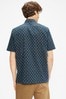 Ted Baker Blue Ginton Short Sleeve Diamond Geo Print Shirt