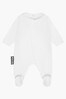 Baby Unisex White Sleepsuit