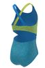 Nike Blue/Green Crossback Dot Print Swimsuit