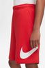 Nike Red Club Fleece Swoosh Shorts