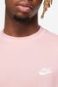 Nike Light Pink Club Crew Sweatshirt