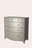 Bromton Pale French Grey 5 Drawers Chest By Laura Ashley
