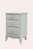 Dove Grey Provencale 3 Drawer Bedside Chest