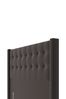 Silentnight Ebony Black Bloomsbury Woven Headboard