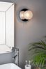 Laura Ashley Polished Chrome Prague Bathroom Single Wall Light