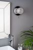 Laura Ashley Polished Chrome Prague Bathroom Single Wall Light