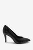 Black Regular/Wide Fit Forever Comfort® Mid Heel Court Shoes