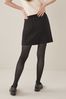 Black Tailoring Mini Skirt