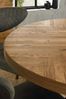 Bentley Designs Ellipse Rustic Oak Circular Dining Table
