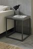 Bentley Designs Grey Renzo Zinc Dark Grey Side Table