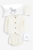 The Little Tailor Cotton Pointelle Baby 3 Piece Gift Set