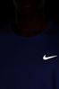 Nike Cobalt Blue Miler Dri-FIT UV Running T-Shirt