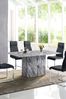  Novara 1.75m Marble Dining Table by Alfrank Designs 
